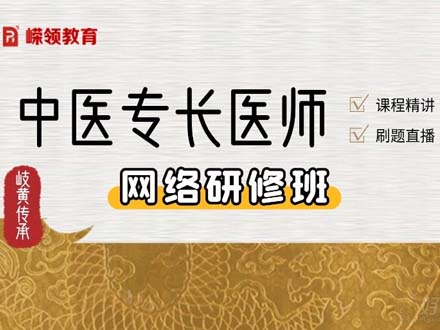 中醫(yī)新專長(zhǎng)醫(yī)師網(wǎng)絡(luò)研修班